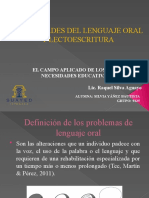 Dificultades Del Lenguaje Oral y Lectoescritura