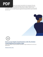 Power Your Digital Transformation With The Hybrid Cloud Platform For Modern Apps