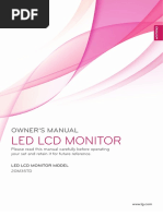 Led LCD Monitor: Owner'S Manual