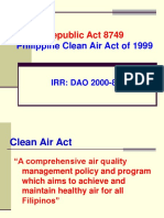 Philippine Clean Air Act