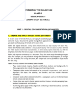 Unit-1 Digital Documentation Advanced PDF