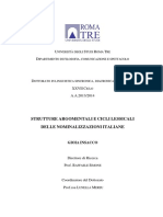 Insacco - Strutture Argomentali e Cili Lessicali Nelle Nominalizzazioni Italiane PDF