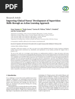 Research Article: Improving Clinical Nurses' Development of Supervision Skills Through An Action Learning Approach