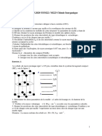 Série N°05 - 2020 UEM22 - M223 Chimie Inorganique - 2eme Année CH - Anal