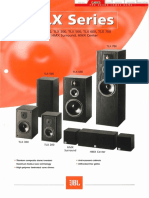 JBL - TLX Series (TLX200, TLX300, TLX500, TLX600, TLX700, HMX Surround, HMX Center) - Depliant (English) (2000)