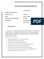 Project Profile For Coir Pith Block Making Unit