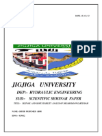 Jigjiga University: Dep:-Hydraulic Engineering