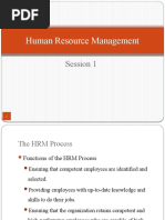 Human Resource Management - Session 01