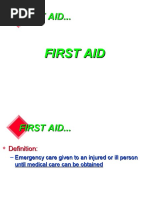 First Aid