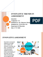 Innovative Trends in Assessment: Quizalize