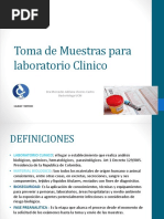 Toma de Muestras para Laboratorio Clinico