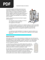 Descripción de Tipos de Reactores