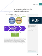 Computational Screening of Cathode Coatings For Solid-State Batteries