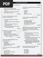 Civil Engineering MCQ's