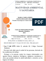 Normatividad Ambiental y Sanitaria