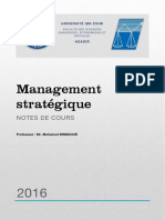 Management Stratégique Cours