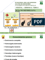 Herencia No Mendeliana: Genetica Vegetal - Semana 6: Tema 6