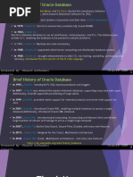 Brief History of Oracle Database