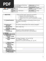 LESSON EXEMPLAR 3rd QUARTER ENGLISH