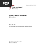 WV201 WorldView For Windows Editor's Guide PDF