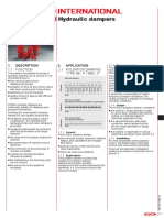 Hydraulic Dampers: 1. Description 2. Application