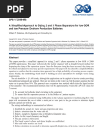 SPE-173598-MS A Simplified Approach To Sizing 2 and 3 Phase Separators PDF