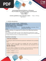 Activities Guide and Evaluation Rubric - Unit 1 - Task 2 - Writing Task Forum