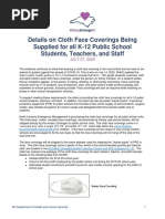 North Carolina K-12 Face Coverings 