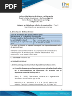 Guia de Actividades y Rúbrica de Evaluación-Unidad 1 - Fase 2 - Identificación de Operaciones Unitarias