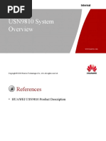 OEB902101 USN9810 V900R001 System Overview-20110914-A - ISSUE1.30