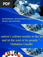 Networking: Interconnectedness of People and Nations