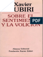 Xavier - Zubiri.Sobre El Sentimiento