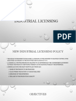 Industrial Licensing