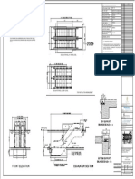 Front Elevation Escalator Section Escalator Section: Top Support Enlarge Scale 1: 4