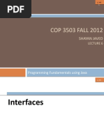 COP 3503 FALL 2012: Shayan Javed