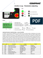 Compressor Controller E-Log - Parameters Adjusting.: For Distributors Use Only!