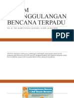 Sistem Penanggulangan Bencana Terpadu (Pertemuan 2)