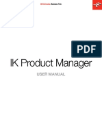 IK Product Manager User Manual