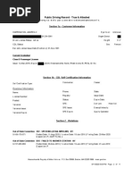 Andrea Harrington Driver History, Redacted, From The Massachusetts Registry of Motor Vehicles