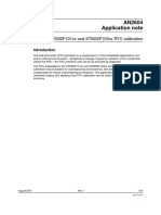 AN2604 Application Note: STM32F101xx and STM32F103xx RTC Calibration