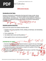 3.1 Differential Calculus - Integration Course 1 For CE PDF