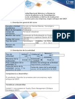 Guía y Rúbrica - Fase 3 Describir Procesos Según Global Supply Chain Forum.