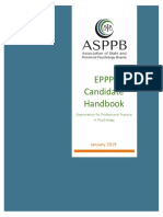 Eppp Candidate Handbook: January 2019