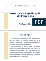 1 Abertura e Legalização de Empresas