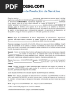 Contrato de Prestacion Servicios