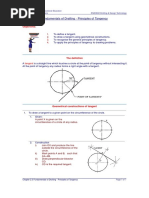 Fundamentals of Drafting - Principles of Tangency: Objectives