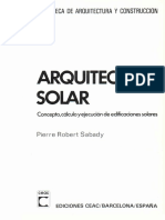 Arquitectura Solar - Pierre Robert