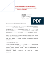 7.modelo de Solicitud de Medida Cautelar Conteniendo Ofrecimiento de Contracautela Personal Consi