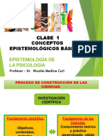 CLASE 1 Conceptos Epistemológicos Básicos.