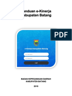 Panduan E-Kinerja Kab Batang 2019 PDF